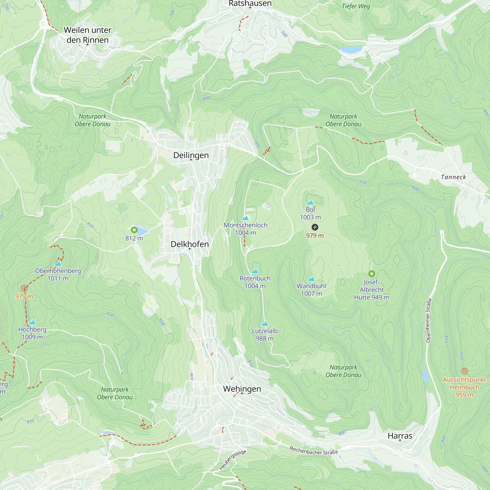 Hütte am Turm map