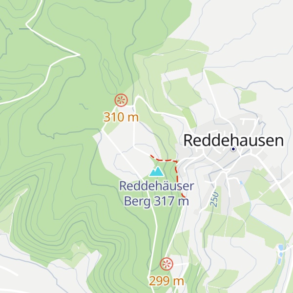 Map of Grillhütte Reddehausen