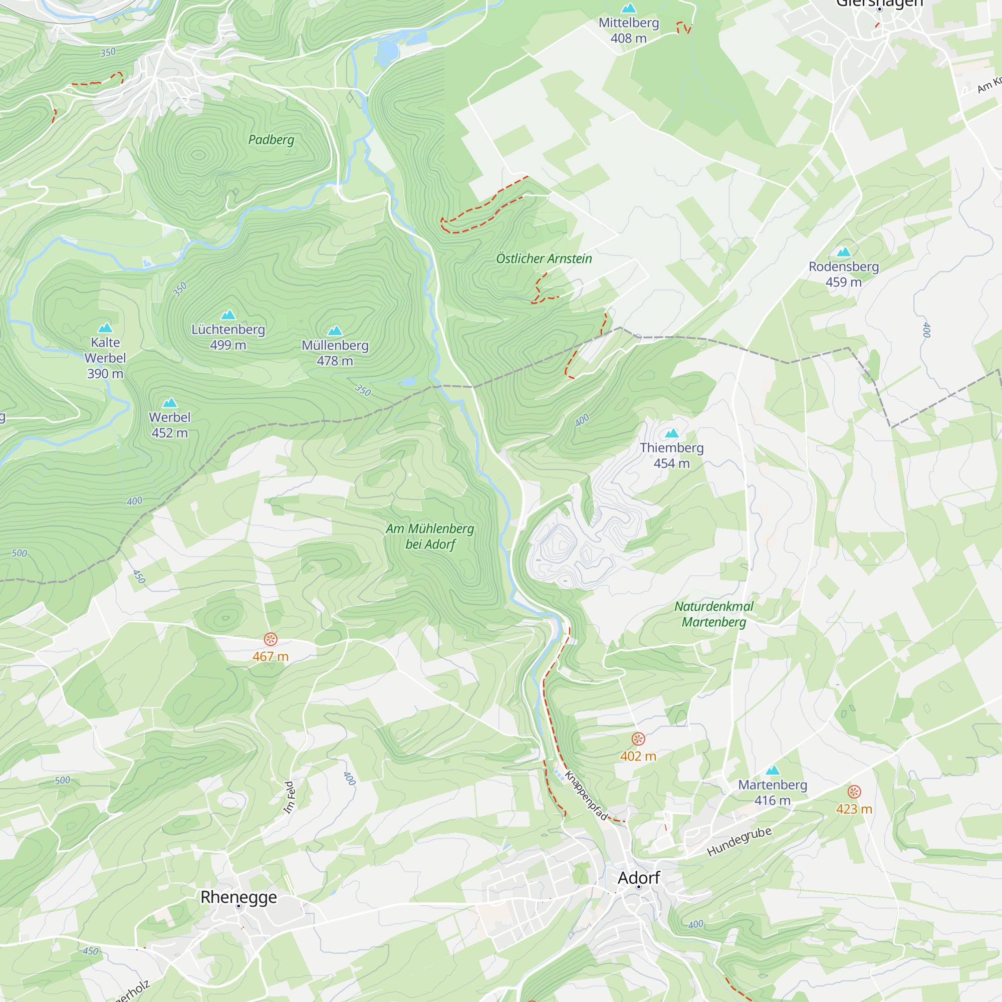 Vornsberger Hütte map