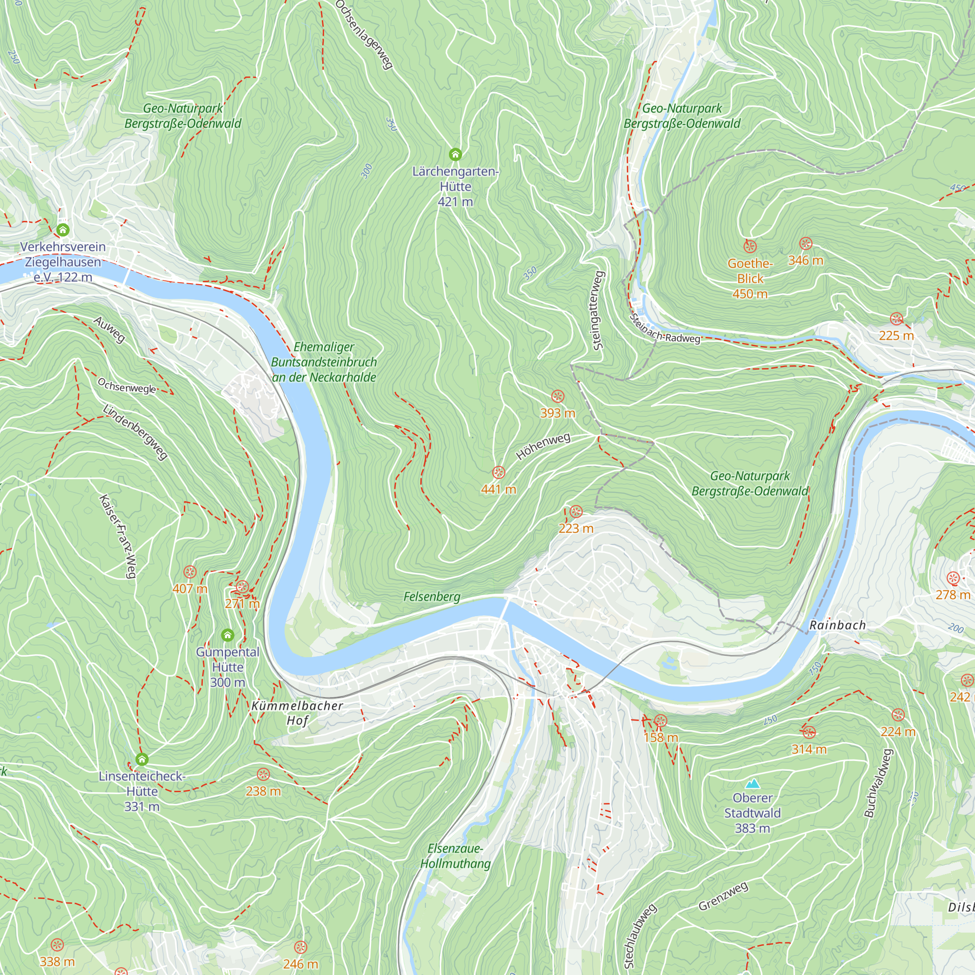 Mühlsteinhütte map