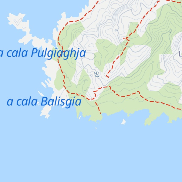 Map of Refuge du Phare de Senetosa