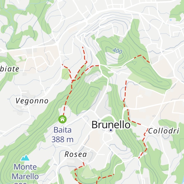 Map of Monte Perada