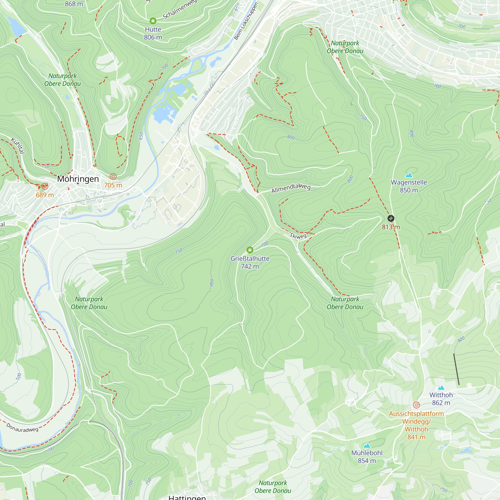 Grießtalhütte map