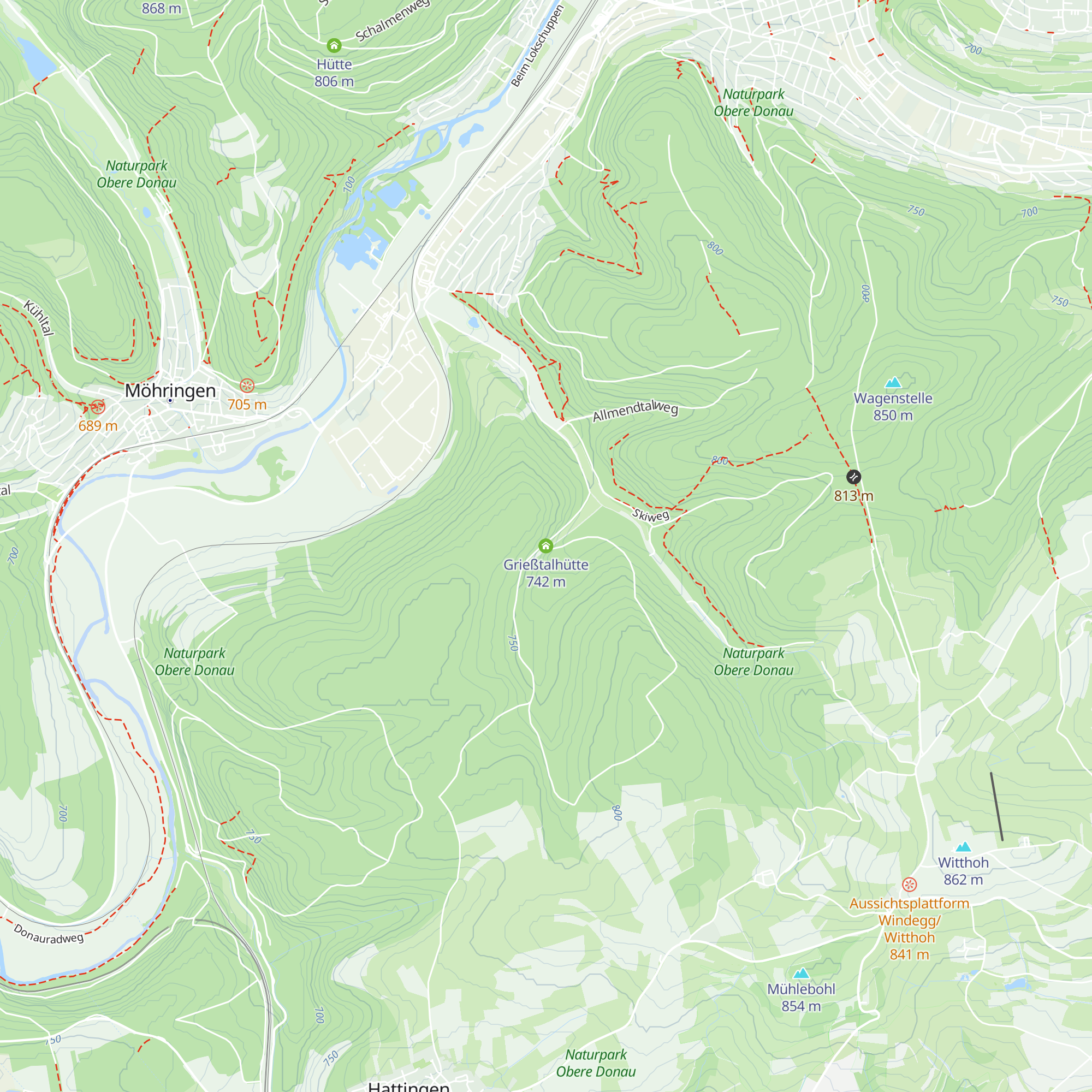 Grießtalhütte map