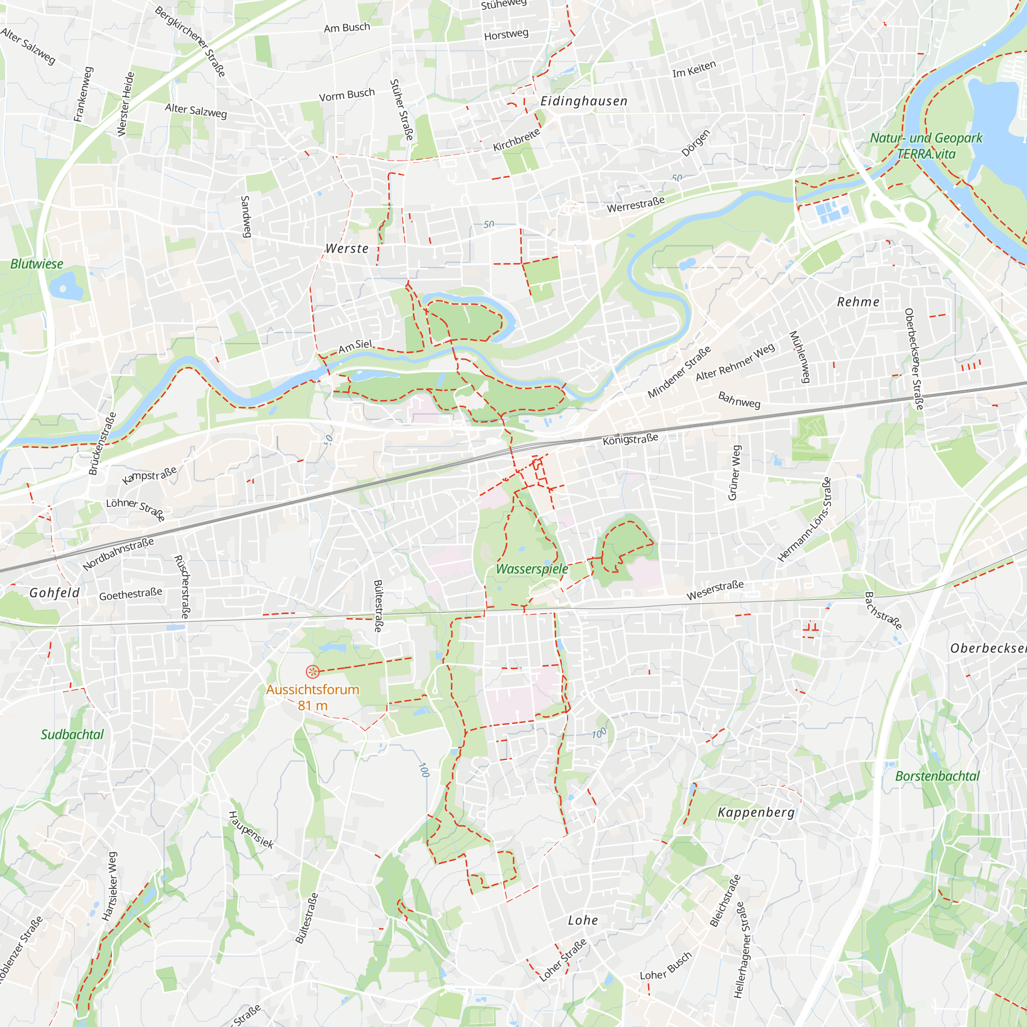Tourist-Info Bad Oeynhausen map