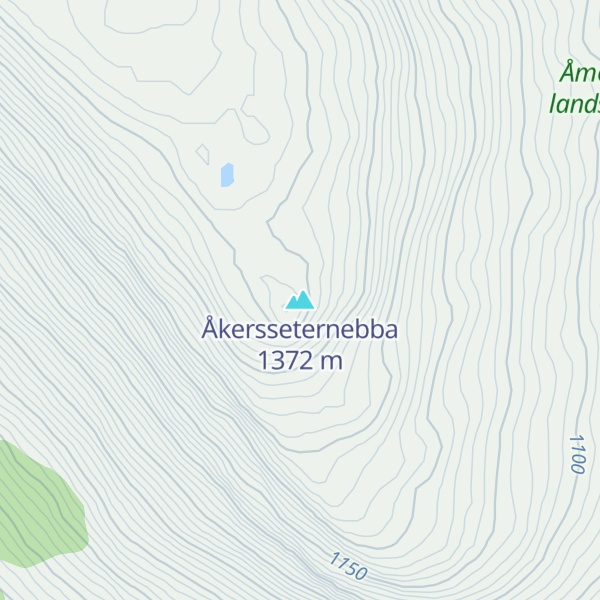 Map of Åkersseternebba