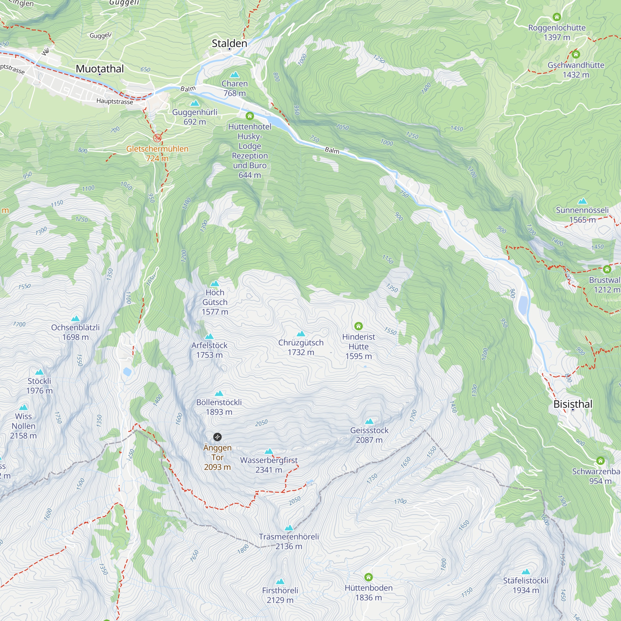Dräckloch map