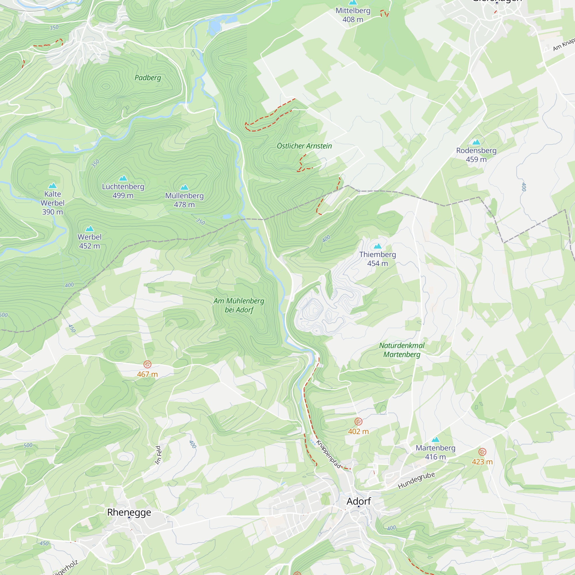 Bei der Hütte map