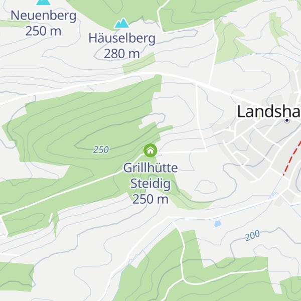 Map of Grillhütte Steidig