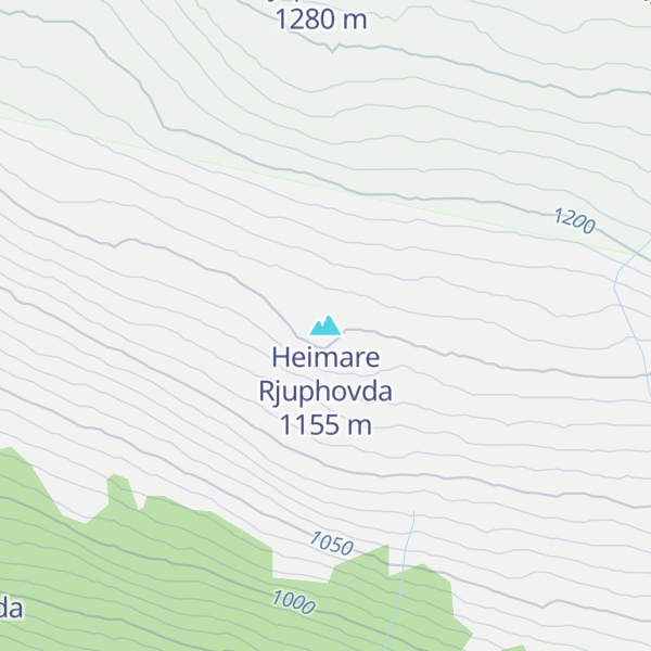 Map of Heimare Rjuphovda