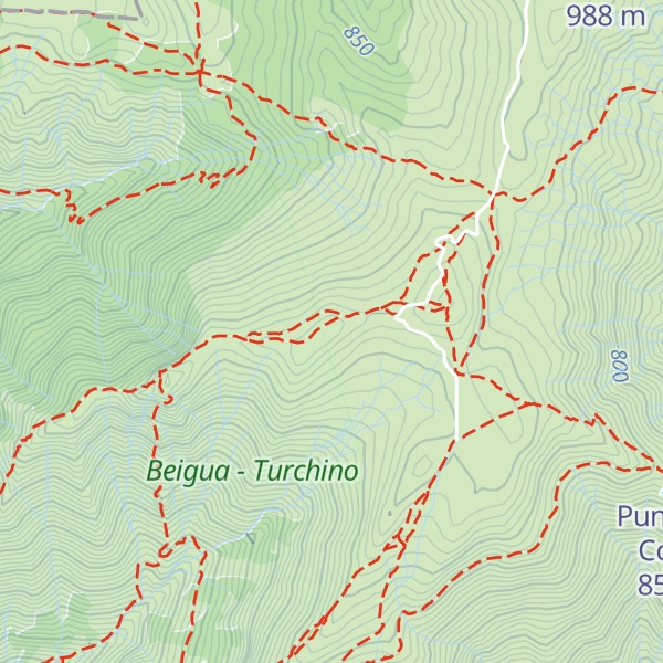 Map of Monte Piazza