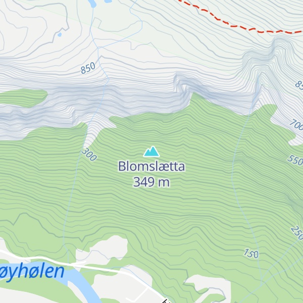 Map of Blomslætta