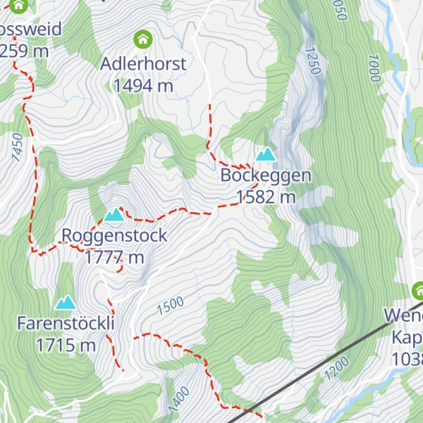 Map of Alphütte Roggeneck