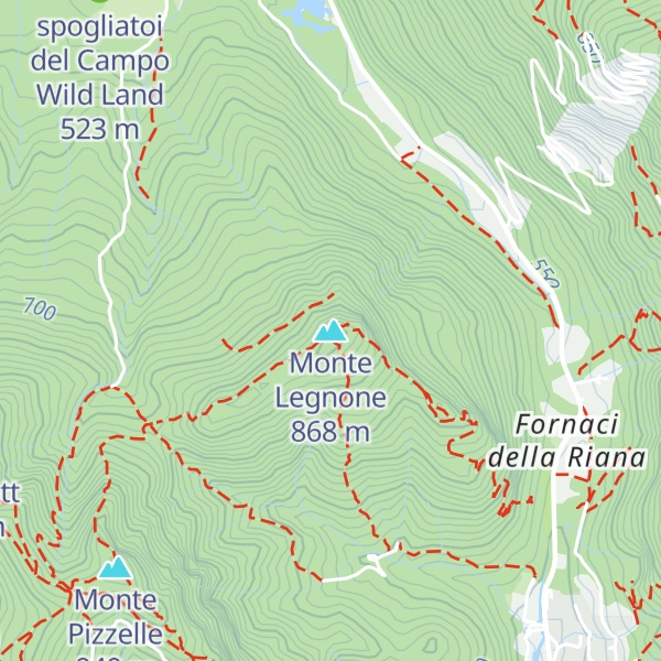 Map of Monte Legnone
