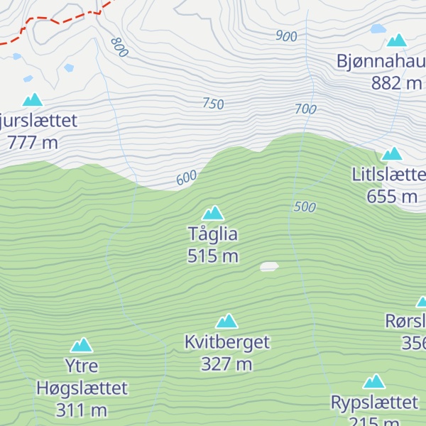 Map of Tåglia