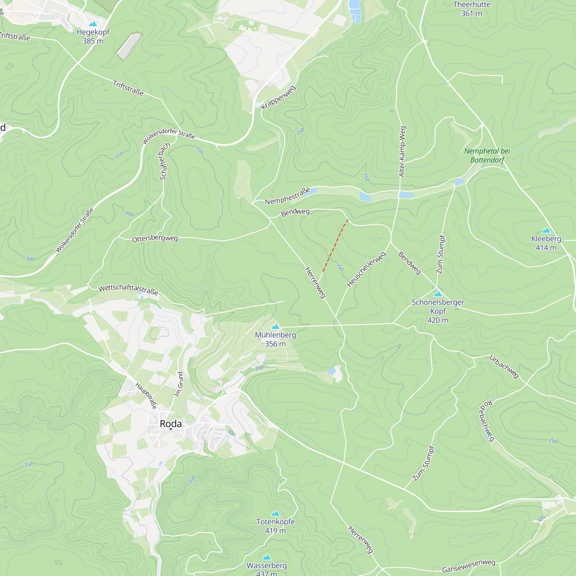 Mühlenberg-Hütte map