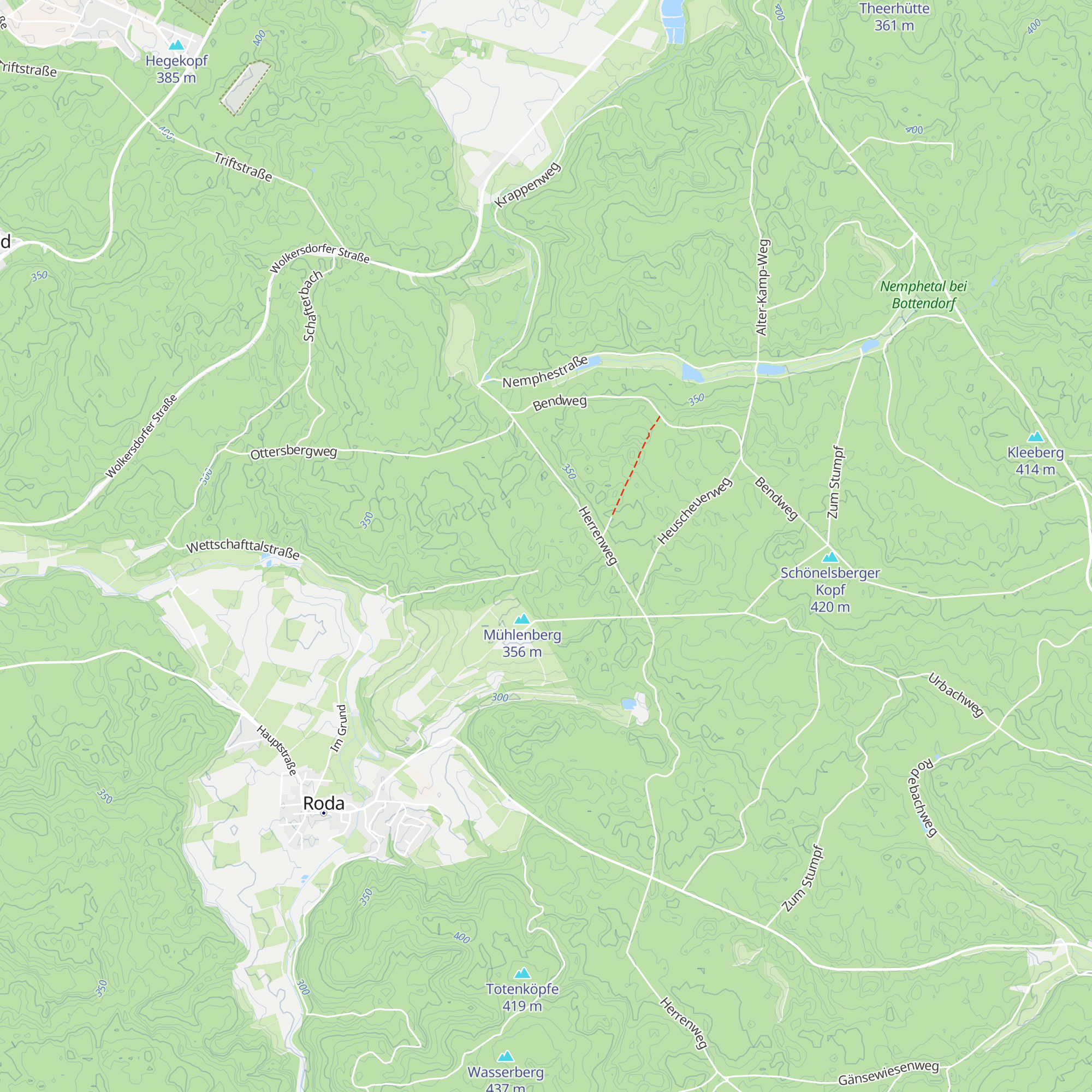 Mühlenberg-Hütte map