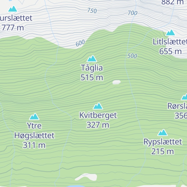 Map of Storslættet