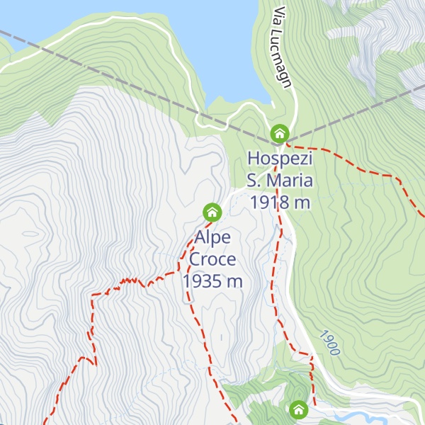 Map of Alpe Croce