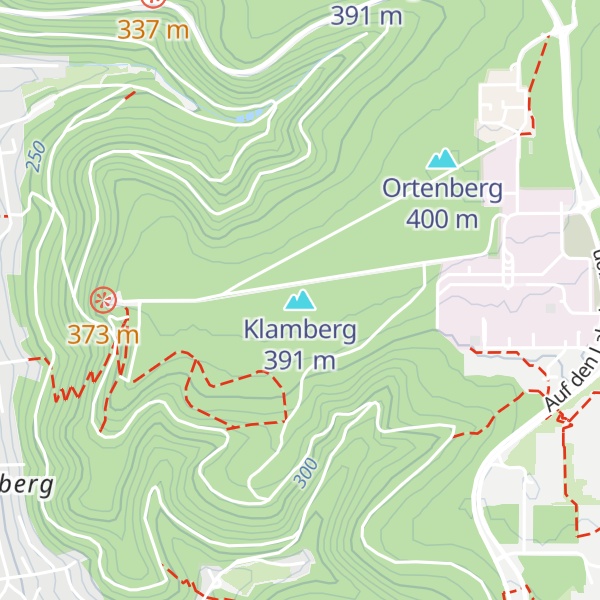 Map of Klamberg