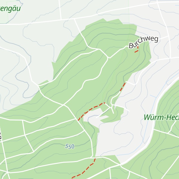 Map of Burch