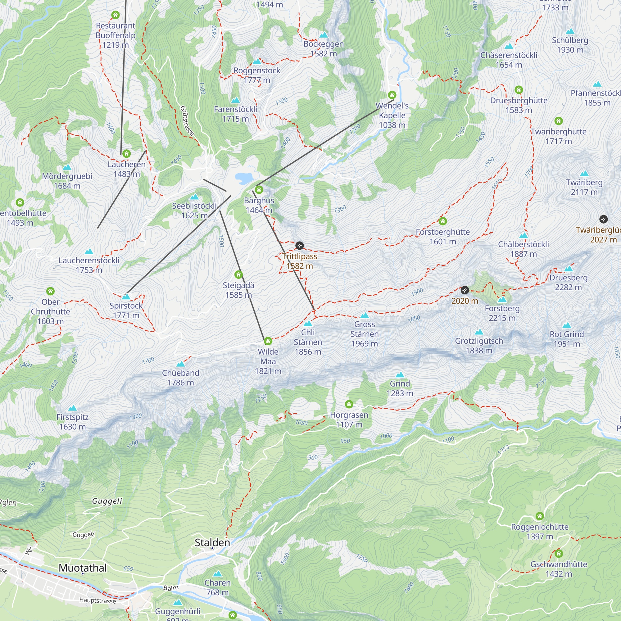 Sternen map