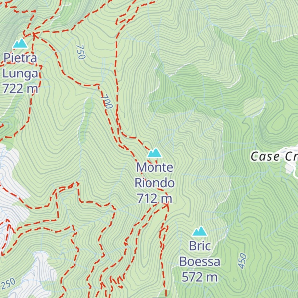 Map of Bivacco Andrea Paganetto