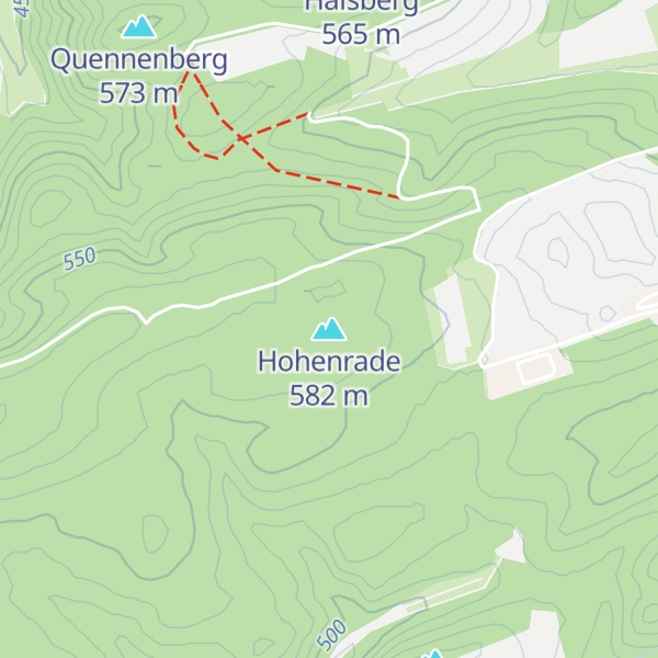 Map of Hohenrade