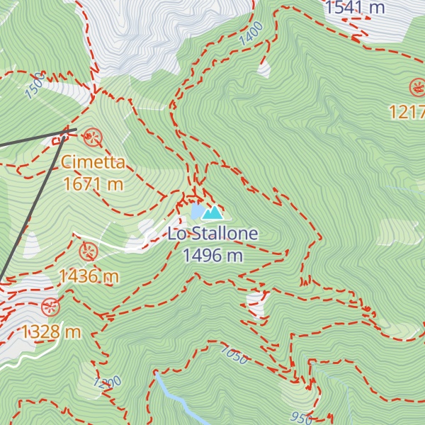 Map of Lo Stallone