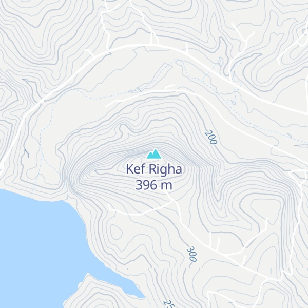 Map of Kef Righa