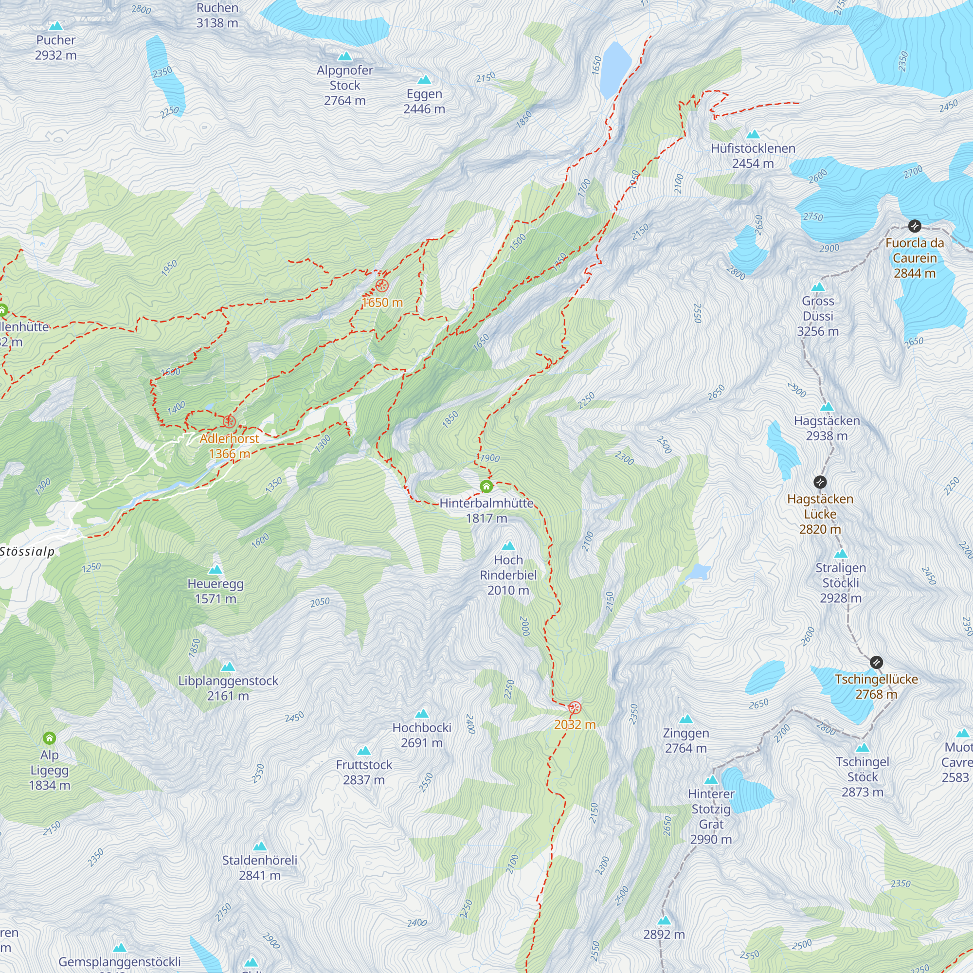 Hinterbalmhütte map