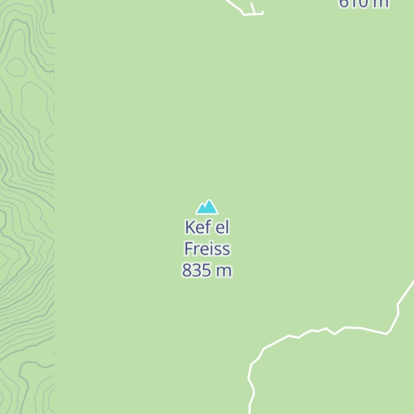 Map of Kef el Freiss