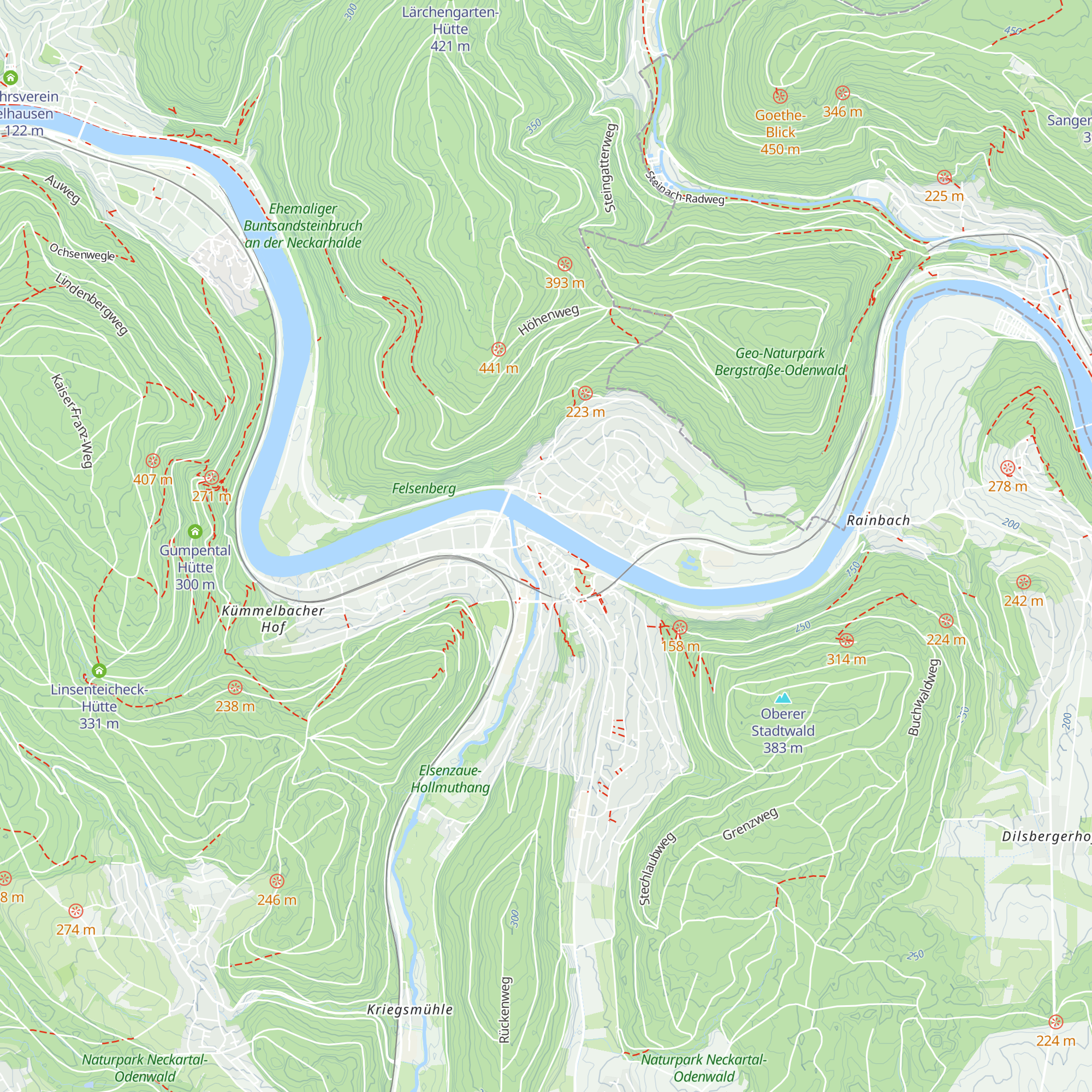 Tourist-Information map