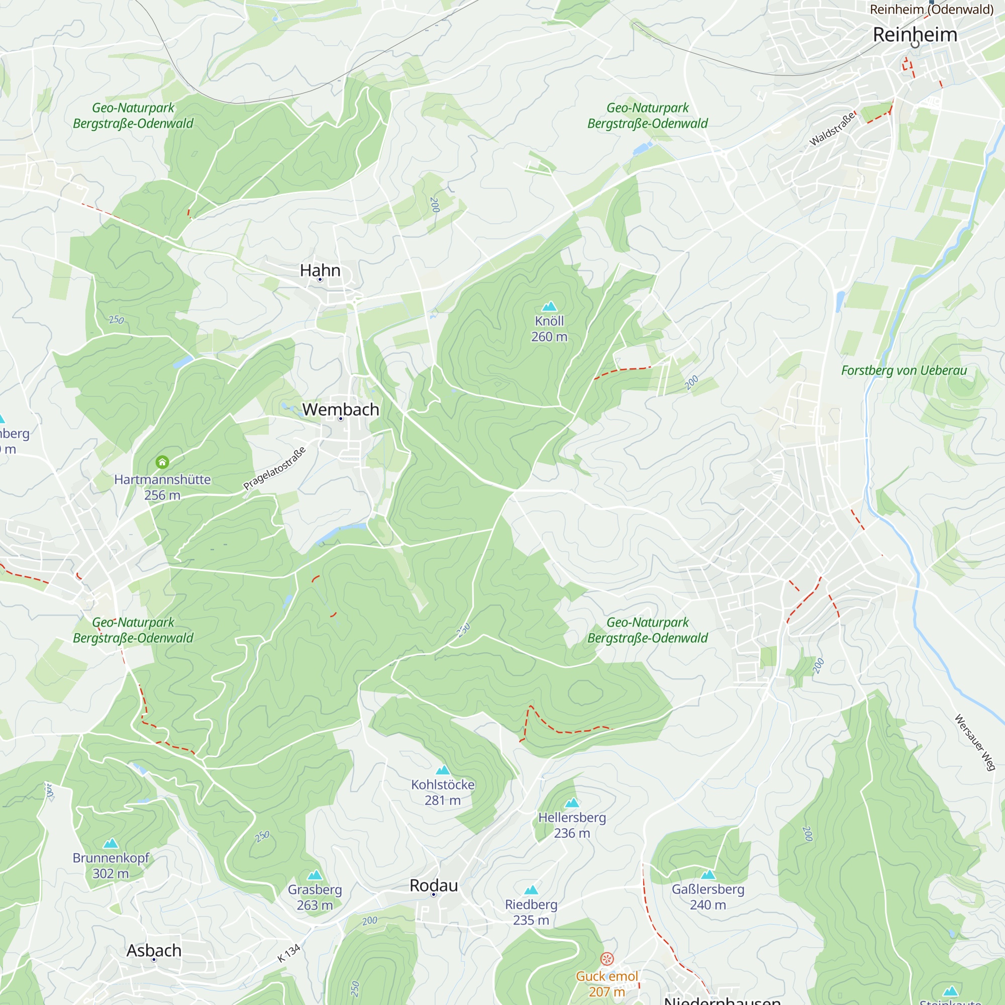 Schutzhütte am Heidkopf map
