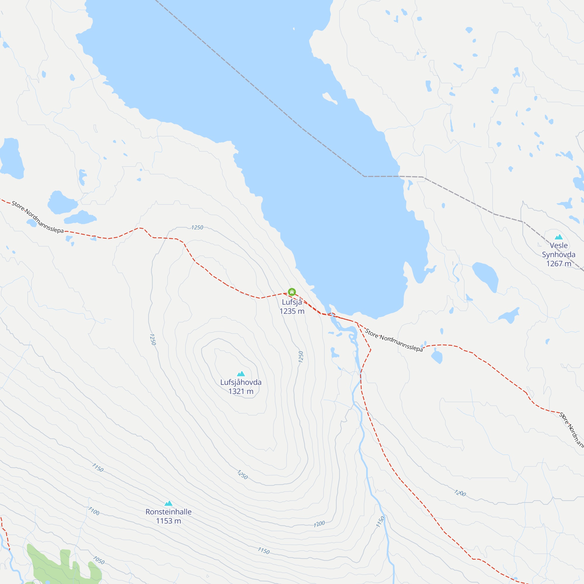 Lufsjå map