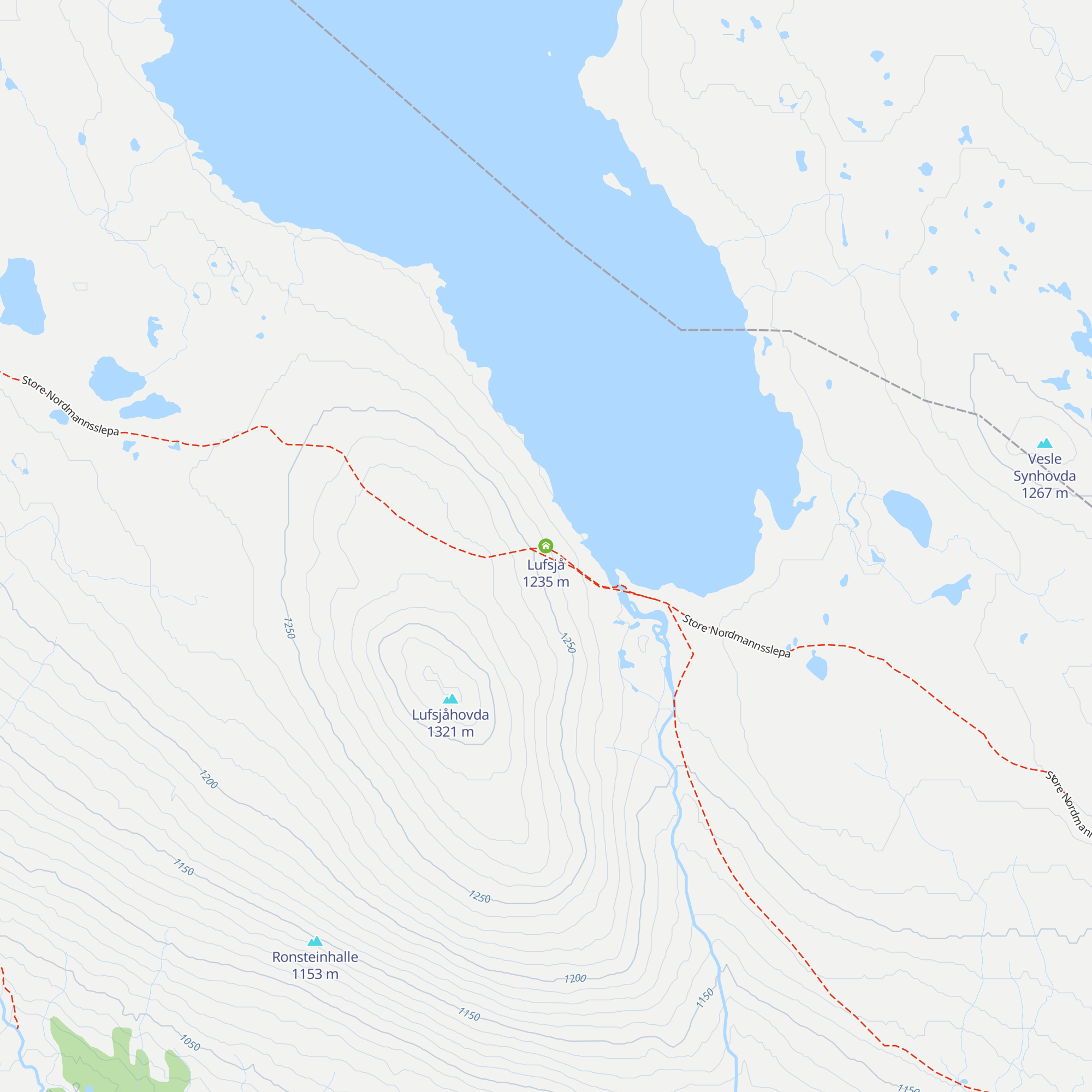 Lufsjå map