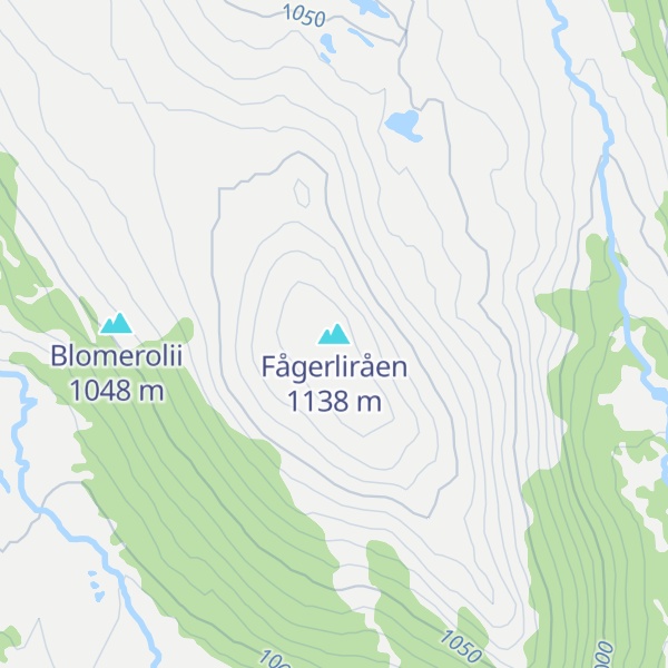 Map of Fågerliråen