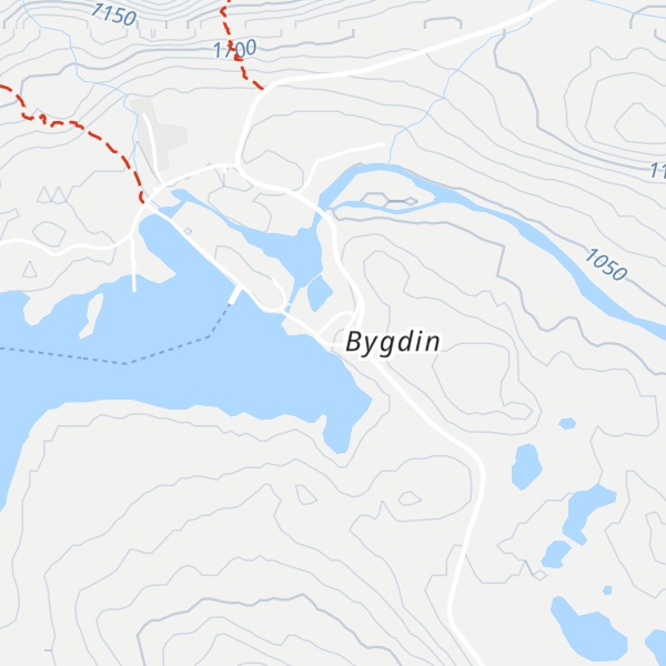 Map of Bygdin Høyfjellshotell