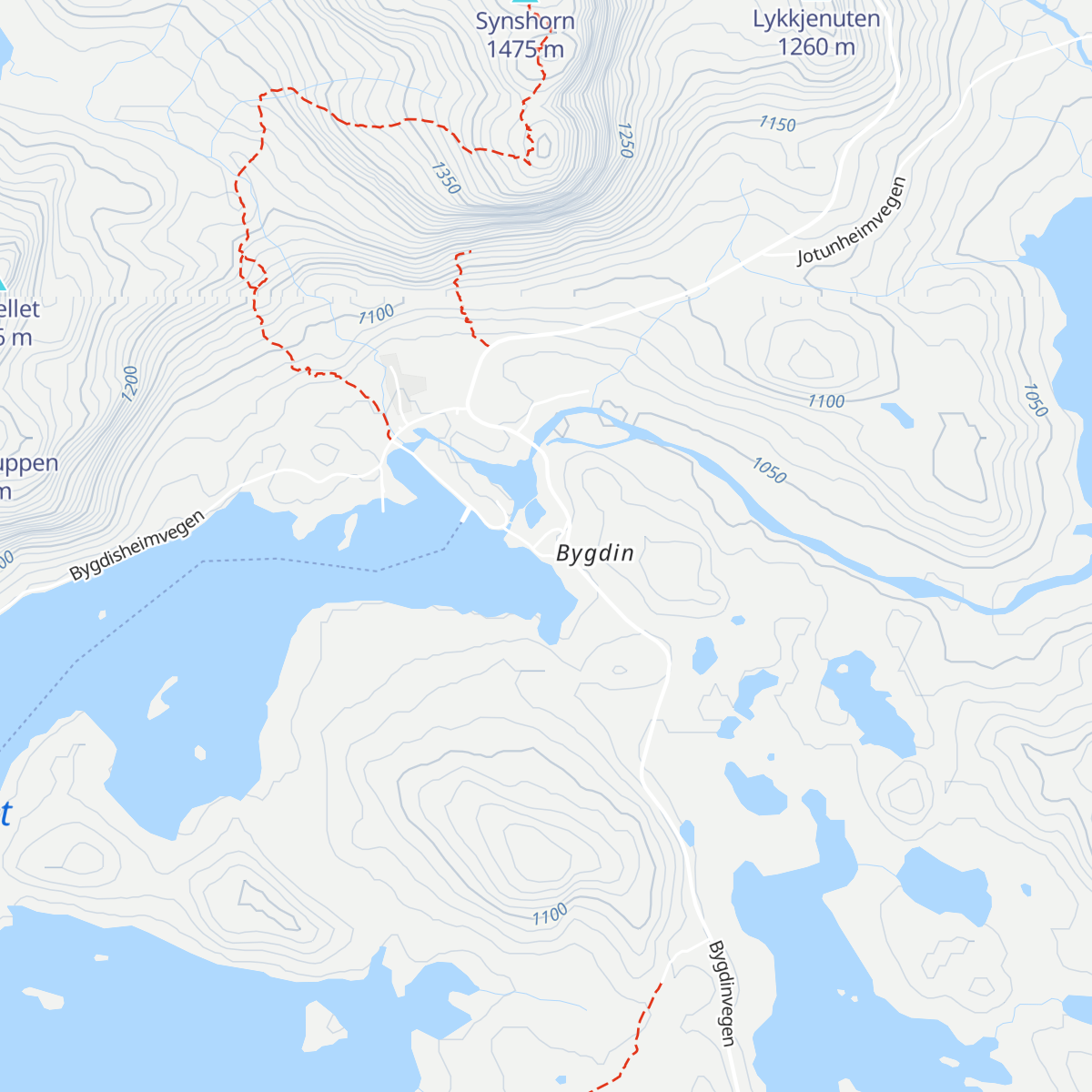 Bygdin Høyfjellshotell map