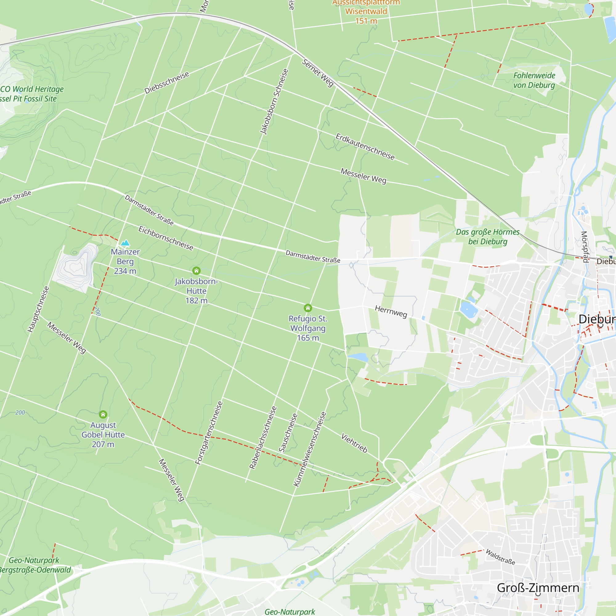 Refugio St. Wolfgang map