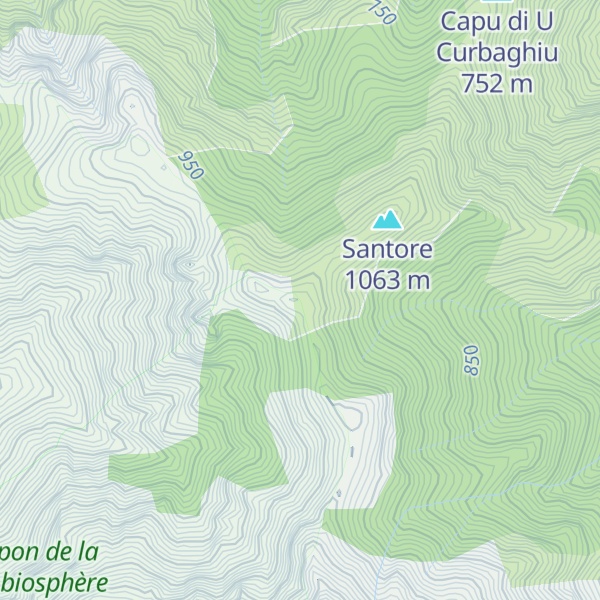 Map of Capu Cardelu