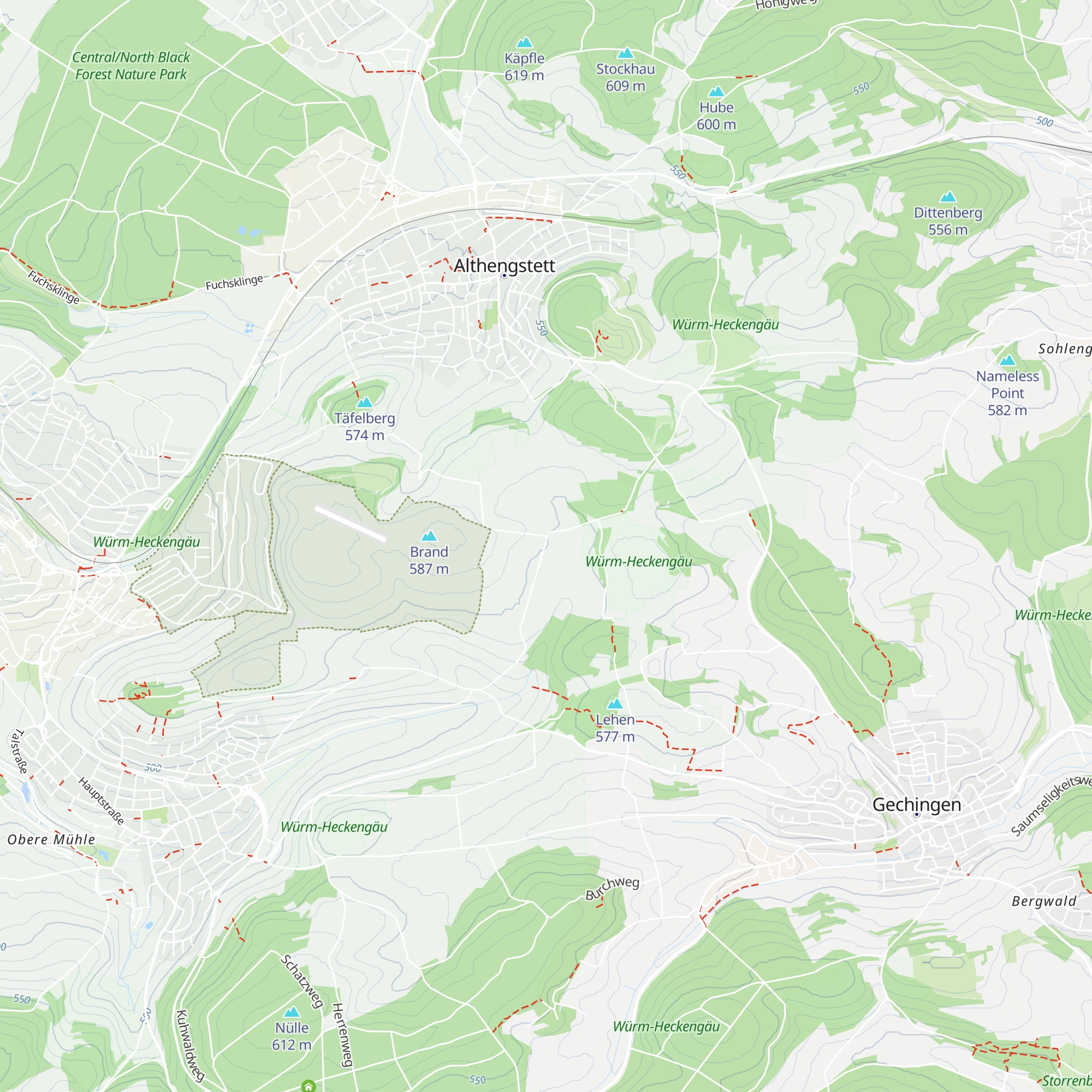 Hintere Hütte map
