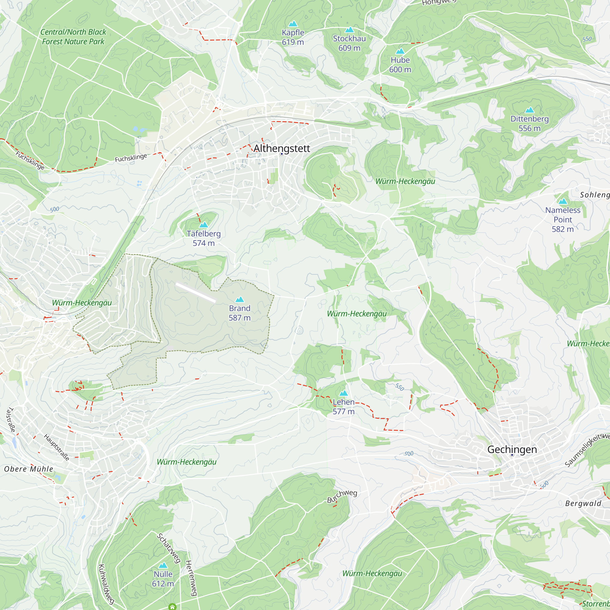 Hintere Hütte map