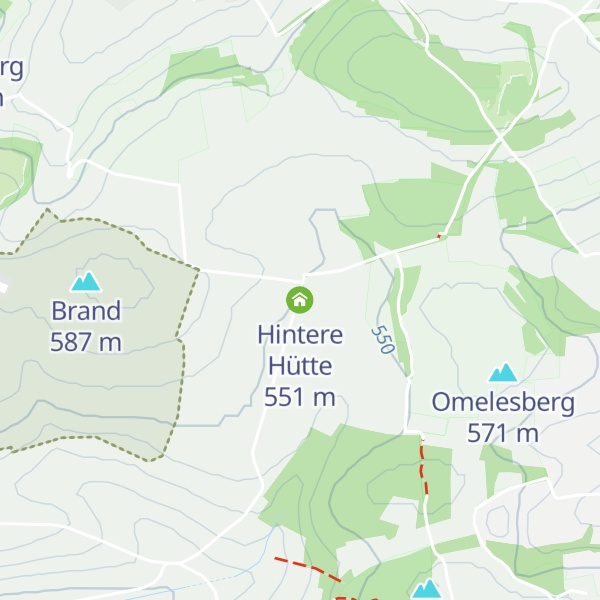 Map of Hintere Hütte