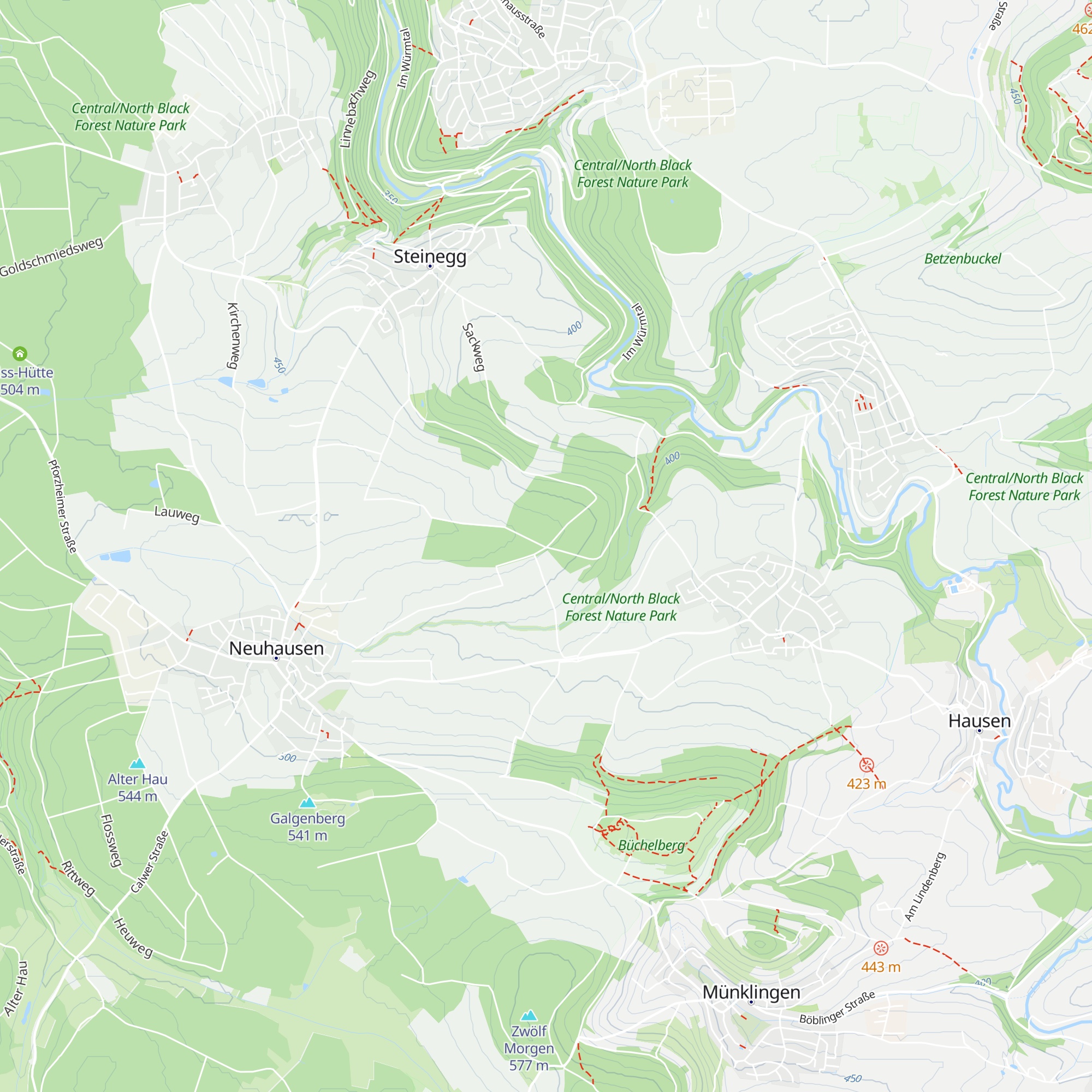 Volkerthütte map