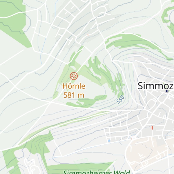 Map of Möttlinger Hörnle