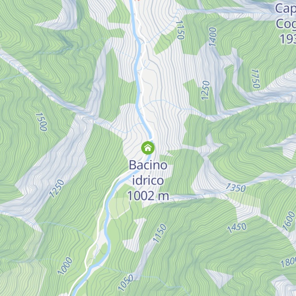 Map of Bacino idrico
