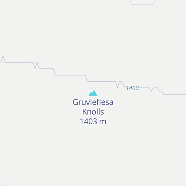 Map of Gruvleflesa Knolls