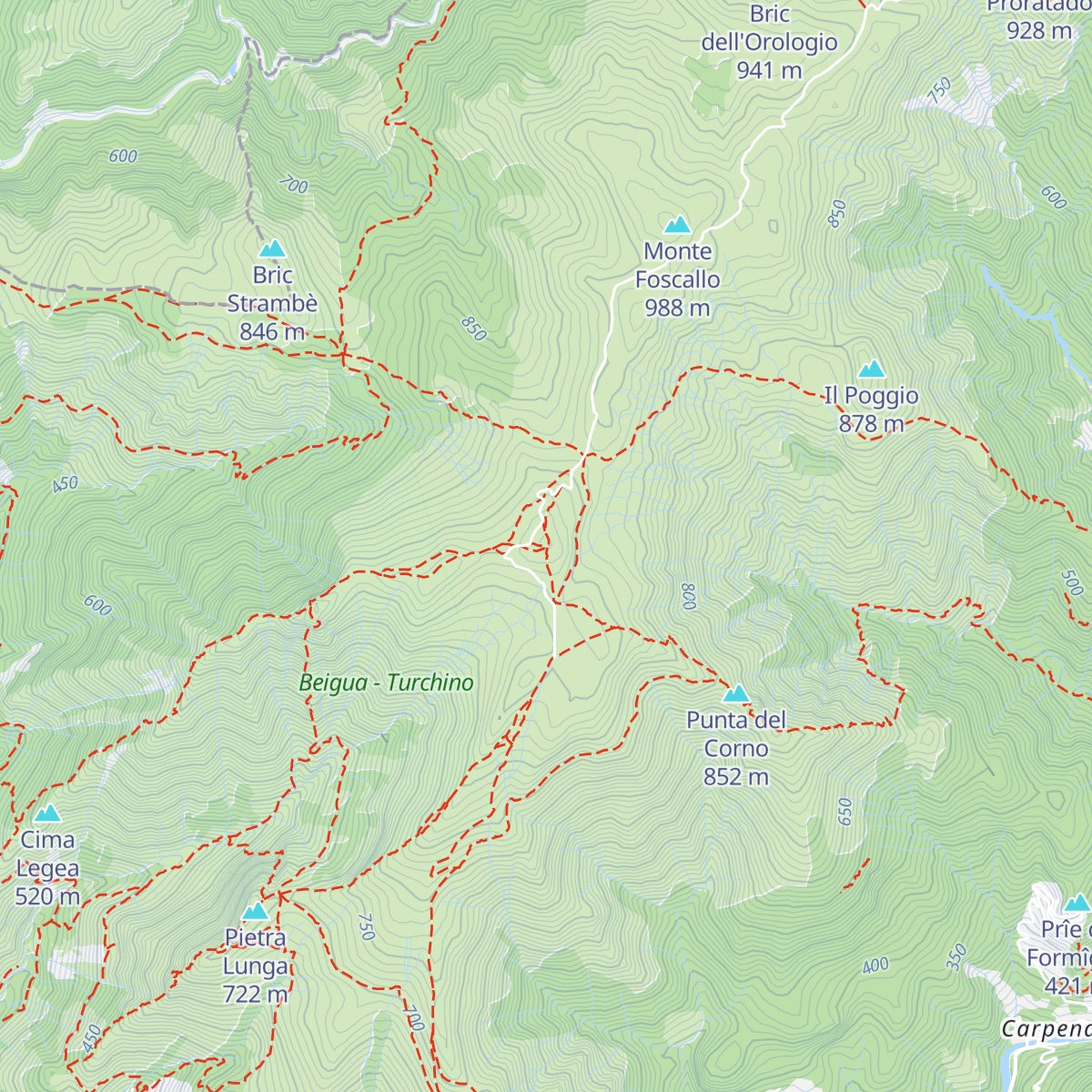 Bivacco Arnaldo Bellani map