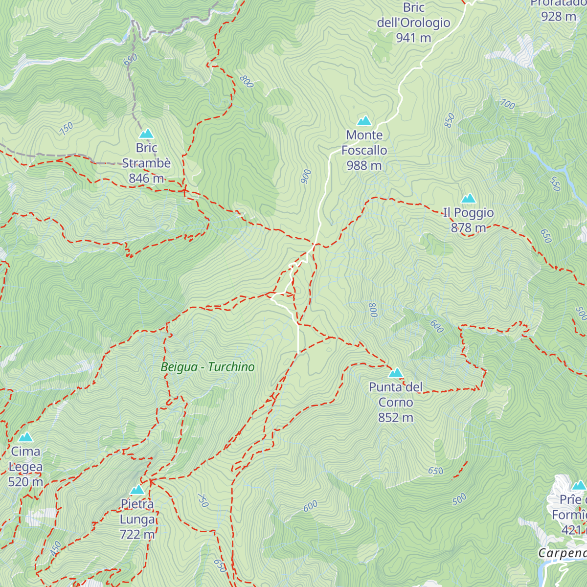 Bivacco Arnaldo Bellani map